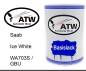 Preview: Saab, Ice White, WA703S / GBU: 500ml Lackdose, von ATW Autoteile West.